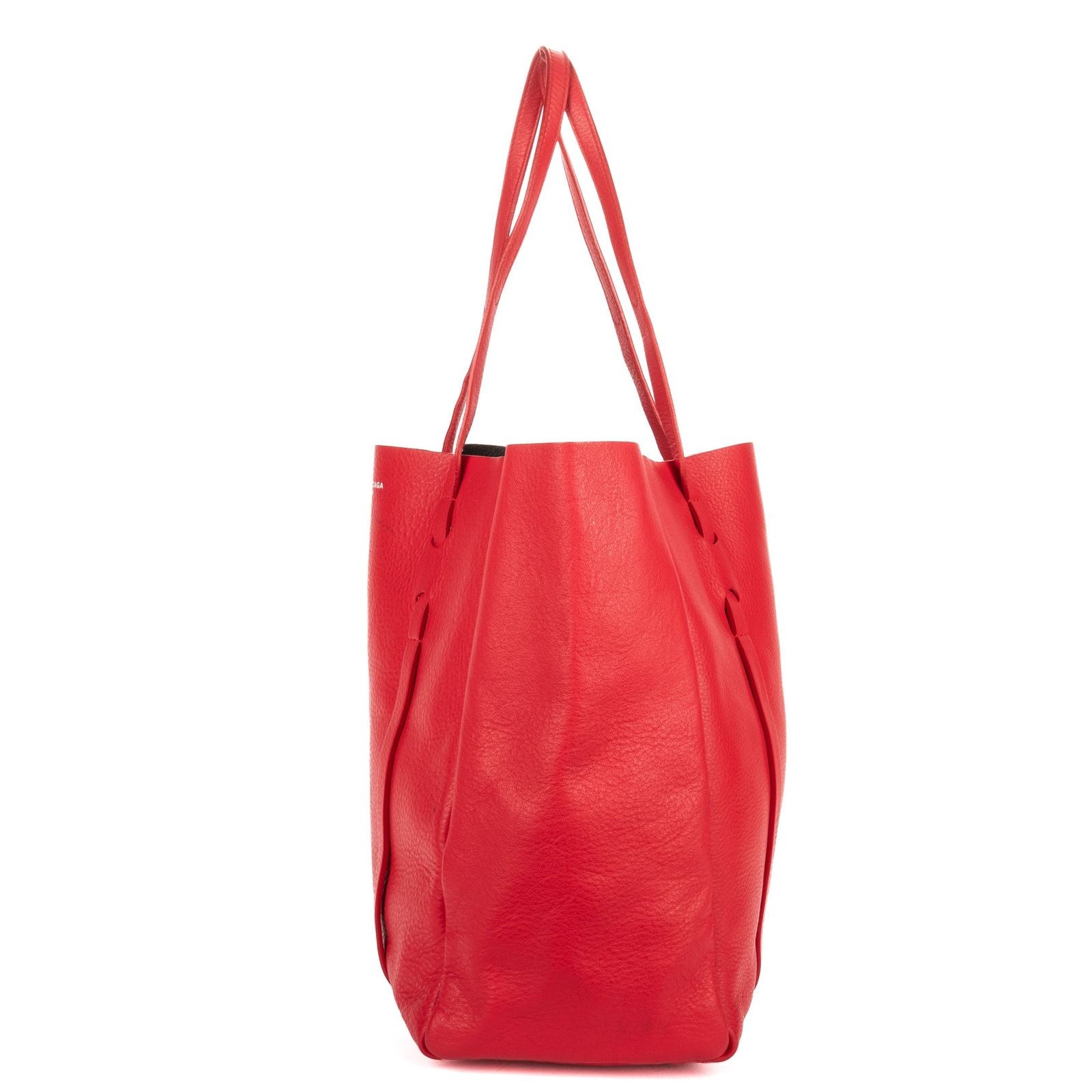Balenciaga GG Tote Red Grain Calfskin Leather — view 3