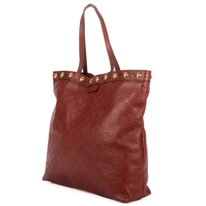 Gucci Babushka Tote Burgundy Monogram Calfskin — view 2