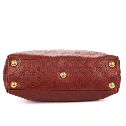 Gucci Babushka Tote Burgundy Monogram Calfskin — view 6