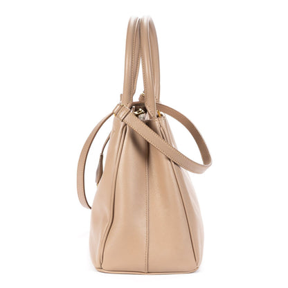 Prada Executive Tote Beige Saffiano Leather — view 3