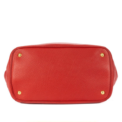 Prada Open Tote Red Vitello Phoenix — view 6