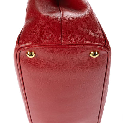 Prada Executive Tote Red Saffiano Leather — view 7