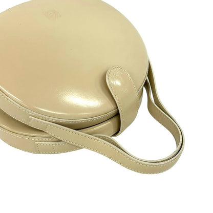 Loewe Vintage Anagram Leather 2-Way Mini Shoulder Bag Ivory — view 4