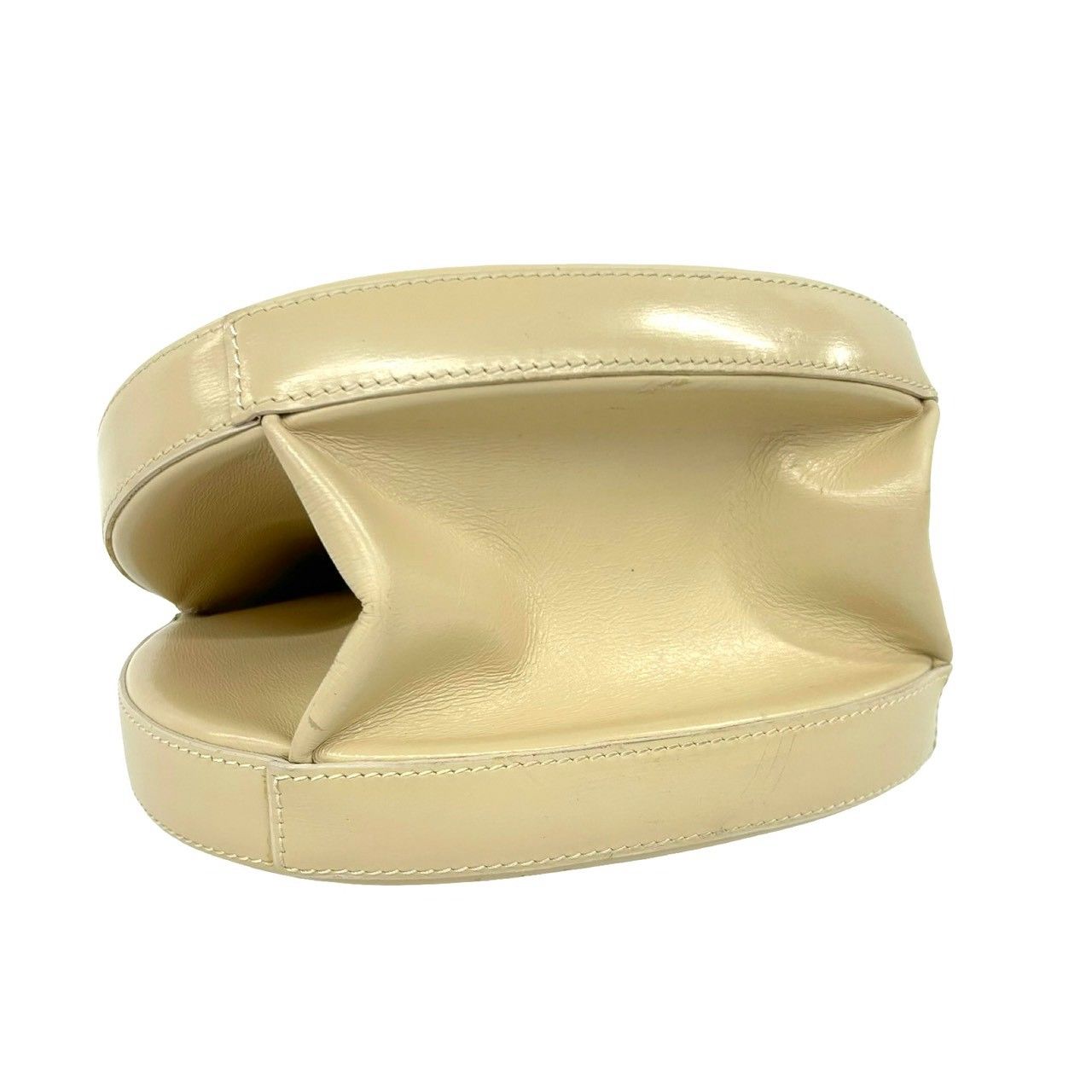 Loewe Vintage Anagram Leather 2-Way Mini Shoulder Bag Ivory — view 7