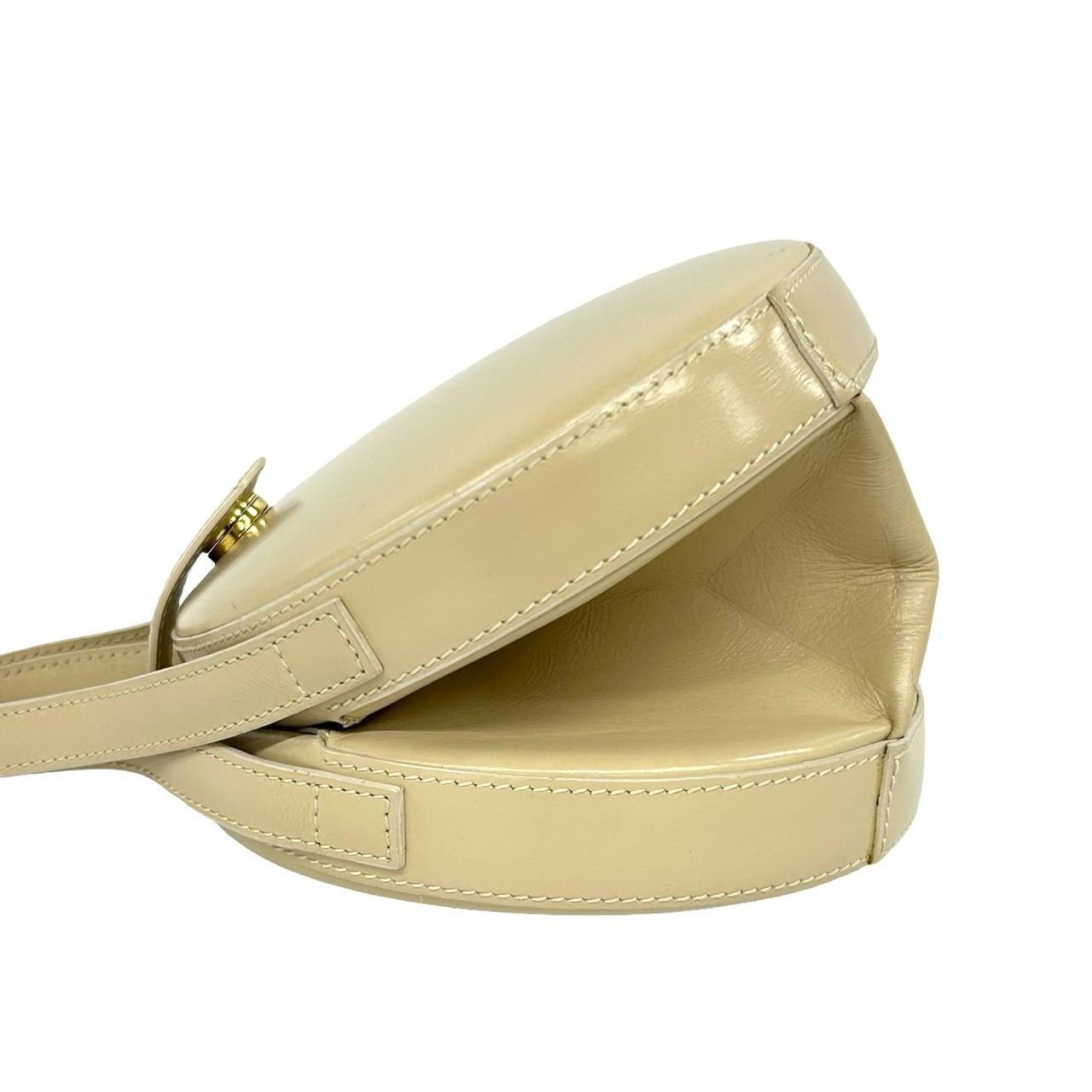 Loewe Vintage Anagram Leather 2-Way Mini Shoulder Bag Ivory — view 5