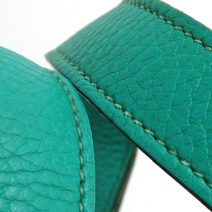 Hermes Picotin 18 PM Blue Paon Silver Taurillon Clemence Green Handbag — view 6