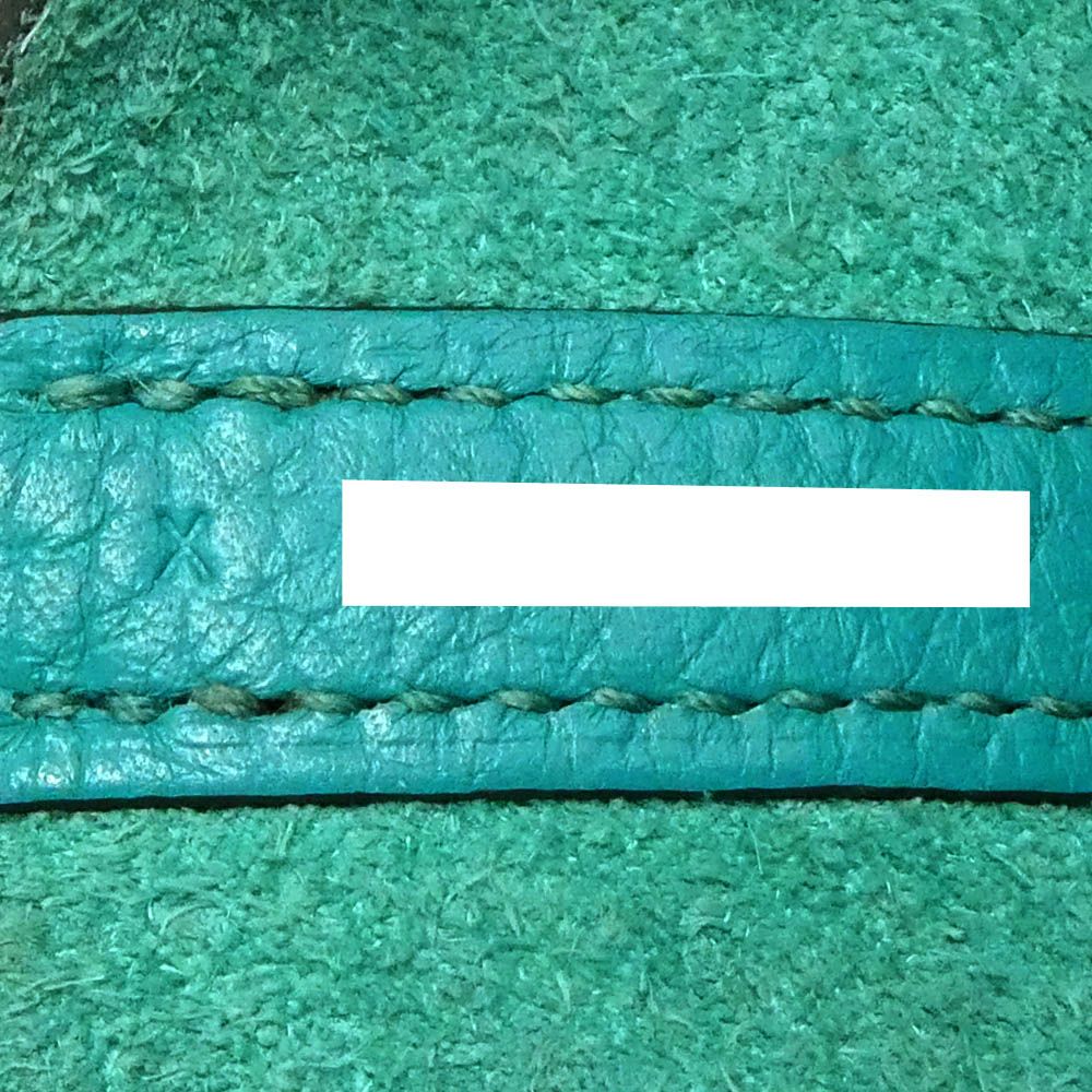 Hermes Picotin 18 PM Blue Paon Silver Taurillon Clemence Green Handbag — view 8