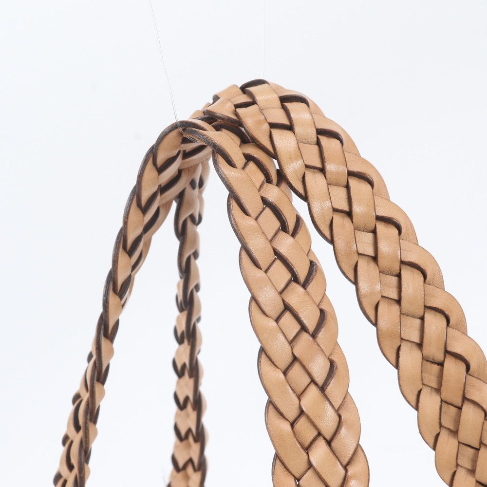Gucci Bamboo Tassel Flower Leather Tote Shoulder — view 2