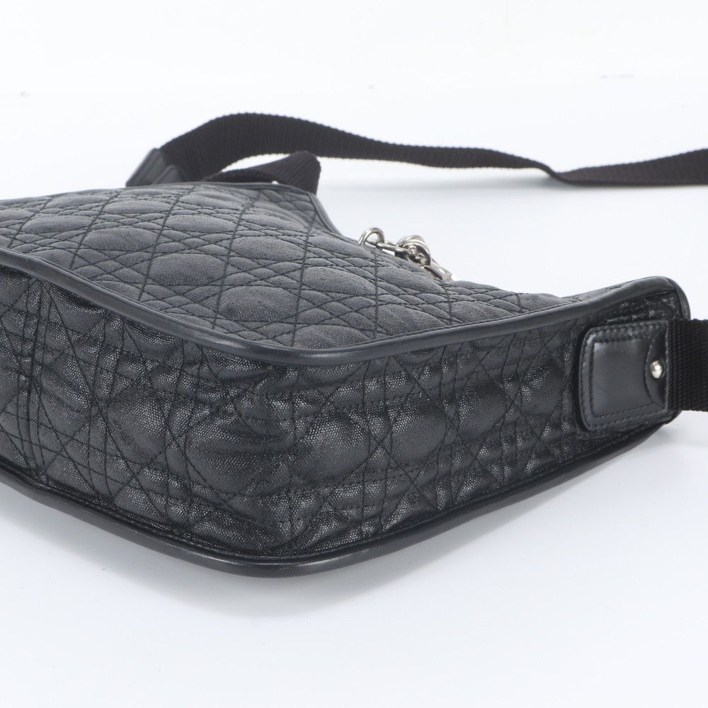 Dior Cannage Leather Shoulder Bag — view 4