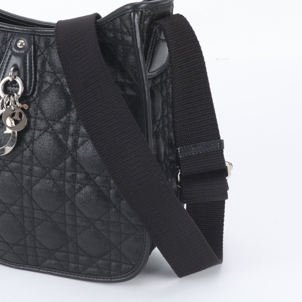 Dior Cannage Leather Shoulder Bag — view 2