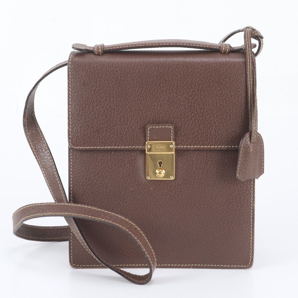 Gucci Vintage Leather 2-Way Shoulder Bag