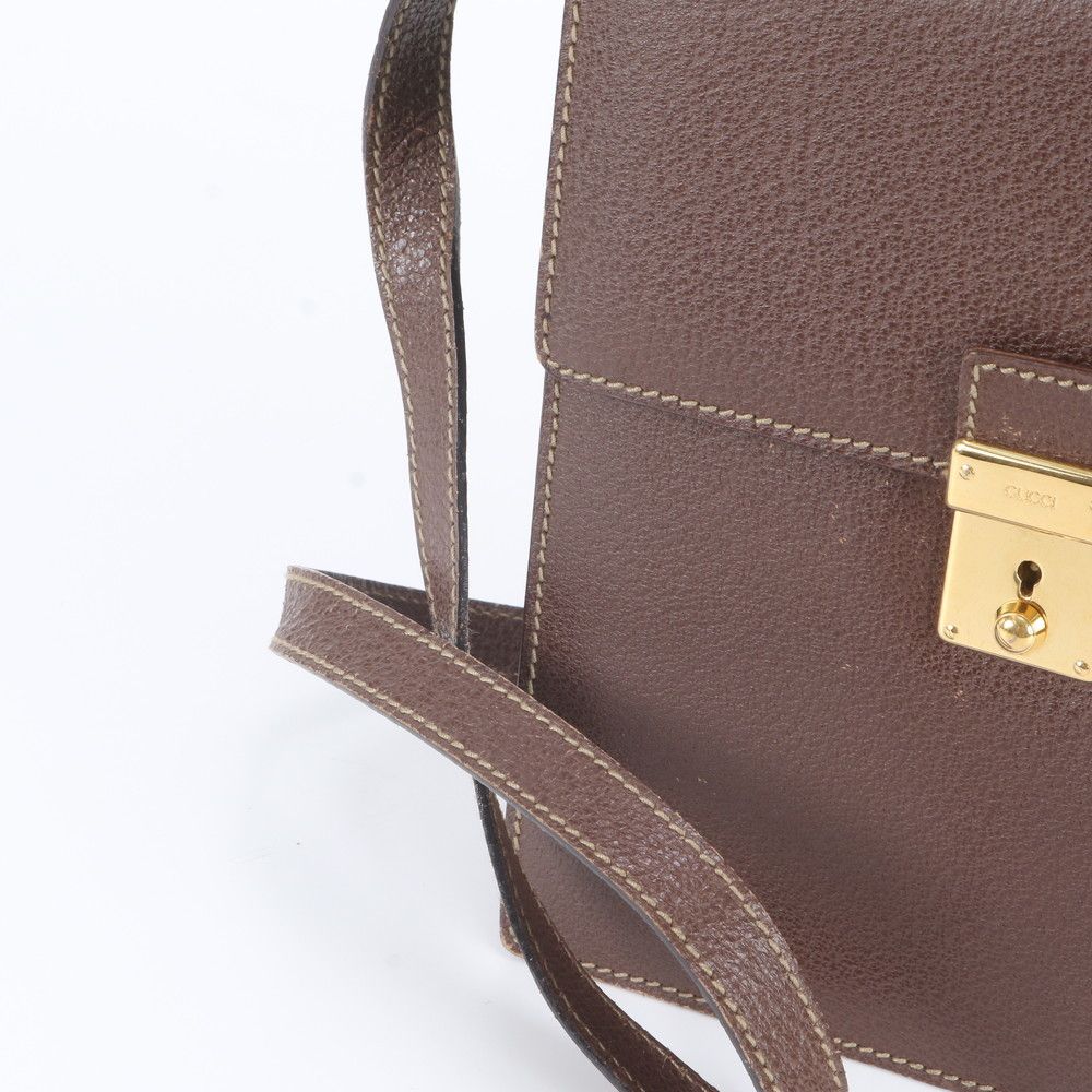 Gucci Vintage Leather 2-Way Shoulder Bag — view 3