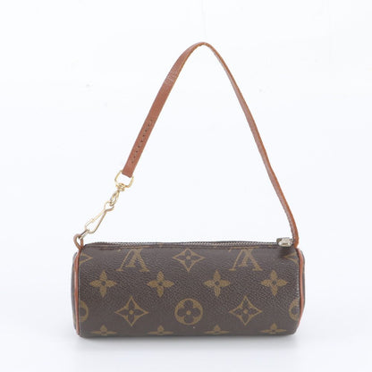 Louis Vuitton Monogram Papillon Pouch Only Leather Handbag — view 3