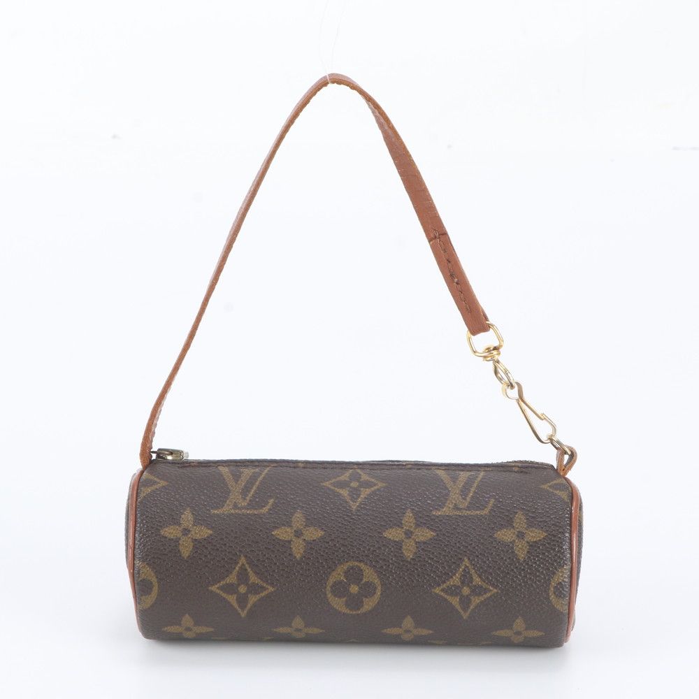 Louis Vuitton Monogram Papillon Pouch Only Leather Handbag