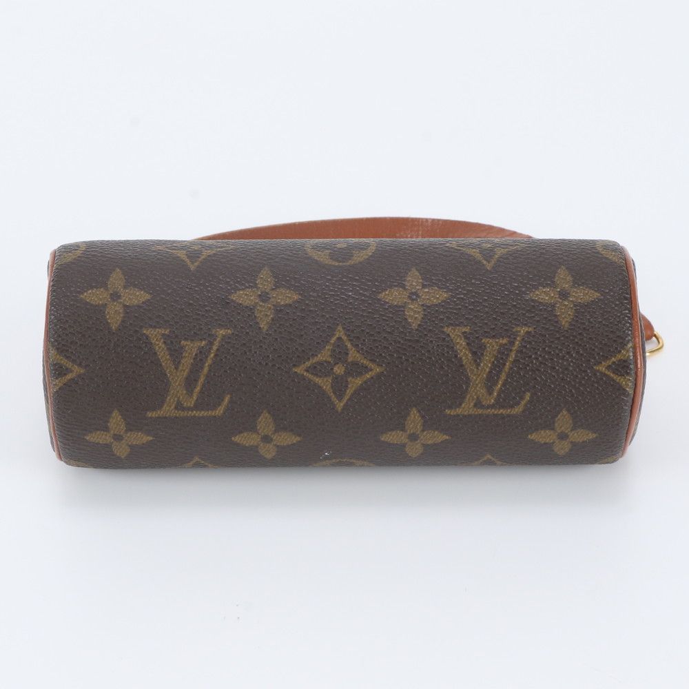 Louis Vuitton Monogram Papillon Pouch Only Leather Handbag — view 6
