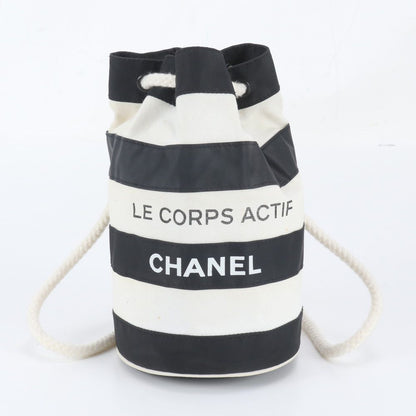 Chanel Border Shoulder Bag Pool