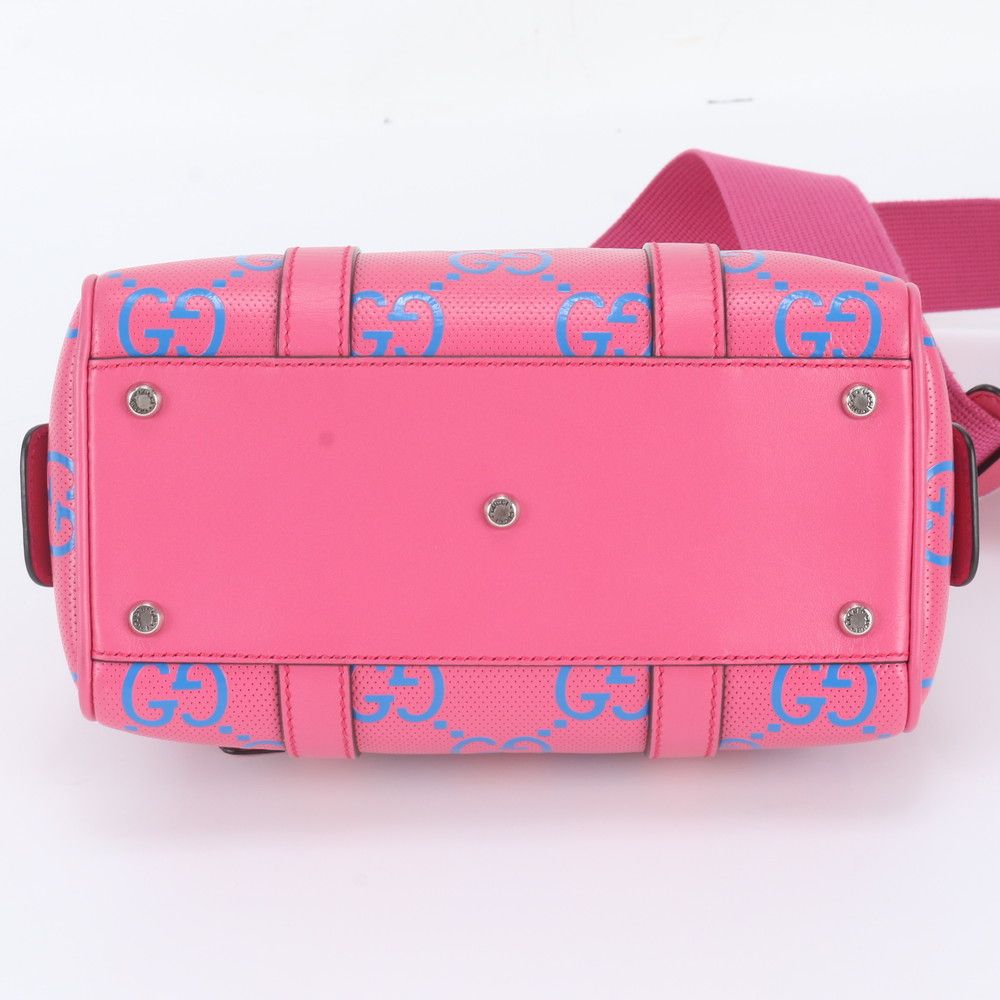 Gucci GG Embossed Duffle Leather 2-Way Shoulder Bag Mini — view 7