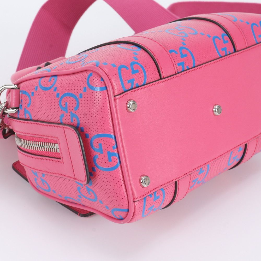 Gucci GG Embossed Duffle Leather 2-Way Shoulder Bag Mini — view 6