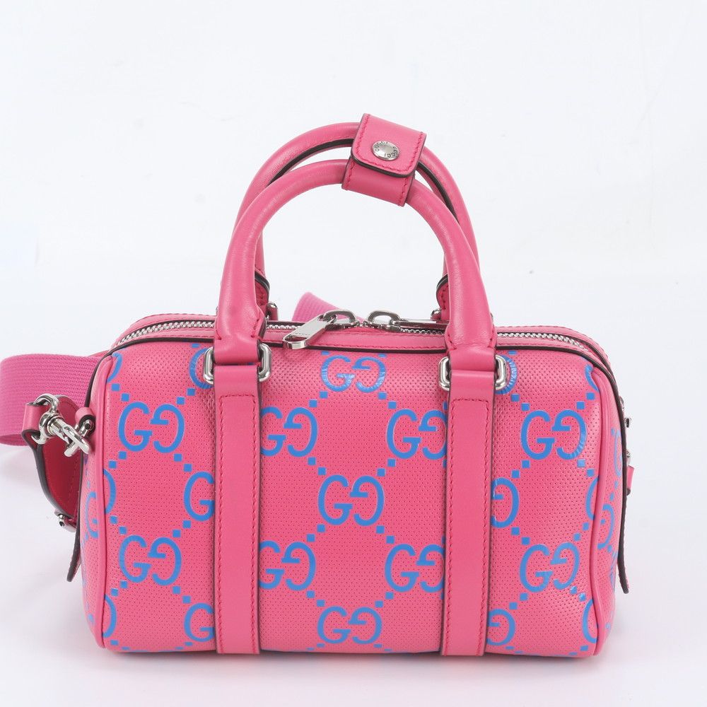 Gucci GG Embossed Duffle Leather 2-Way Shoulder Bag Mini — view 4