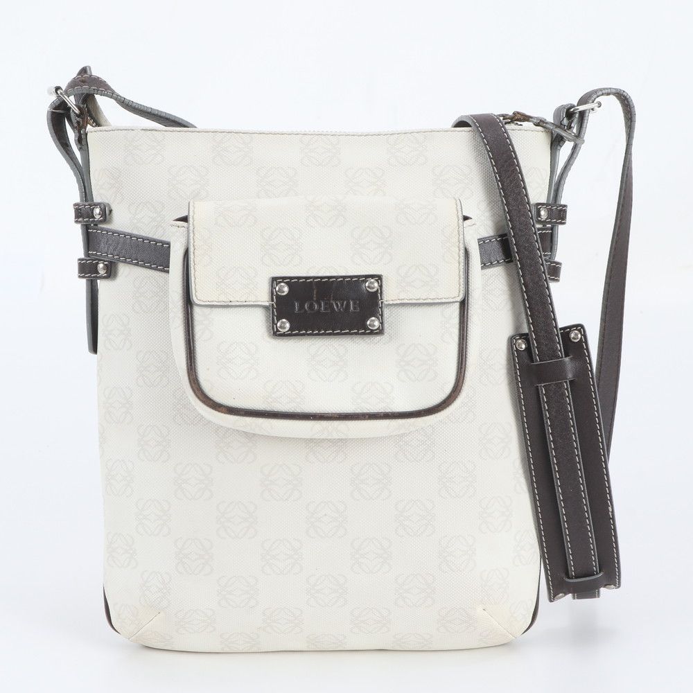 Loewe Anagram Leather Shoulder Bag Crossbody