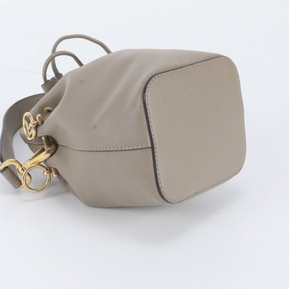 Fendi Mini Mon Tresor Leather Handbag Tote Gold — view 5