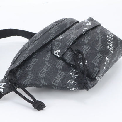 Balenciaga BB Monogram Leather Belt Bag Body Waist Pouch Shoulder Tote — view 5