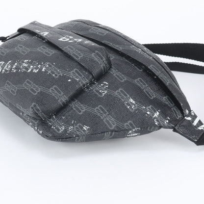 Balenciaga BB Monogram Leather Belt Bag Body Waist Pouch Shoulder Tote — view 4