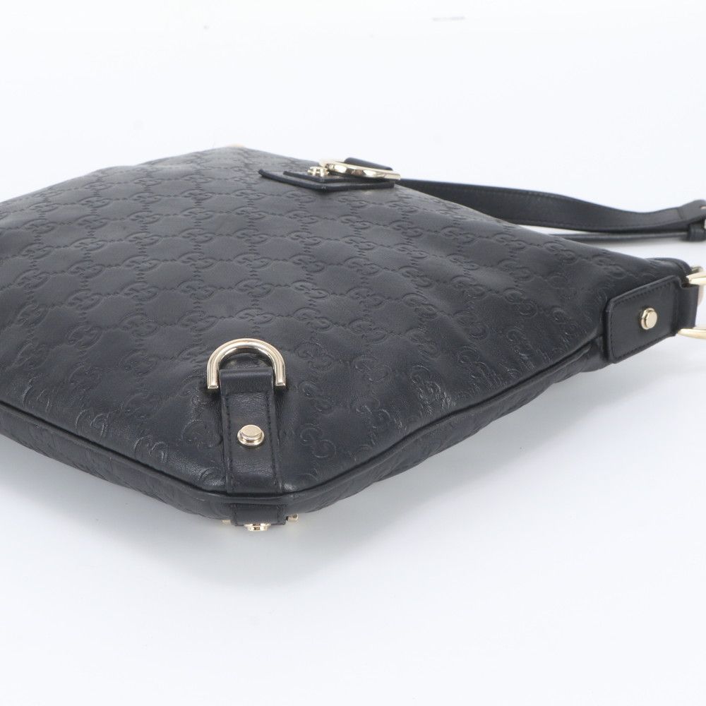 Gucci Guccissima Abbey Leather Shoulder Bag Crossbody Messenger Business — view 4