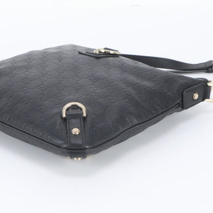 Gucci Guccissima Abbey Leather Shoulder Bag Crossbody Messenger Business — view 4