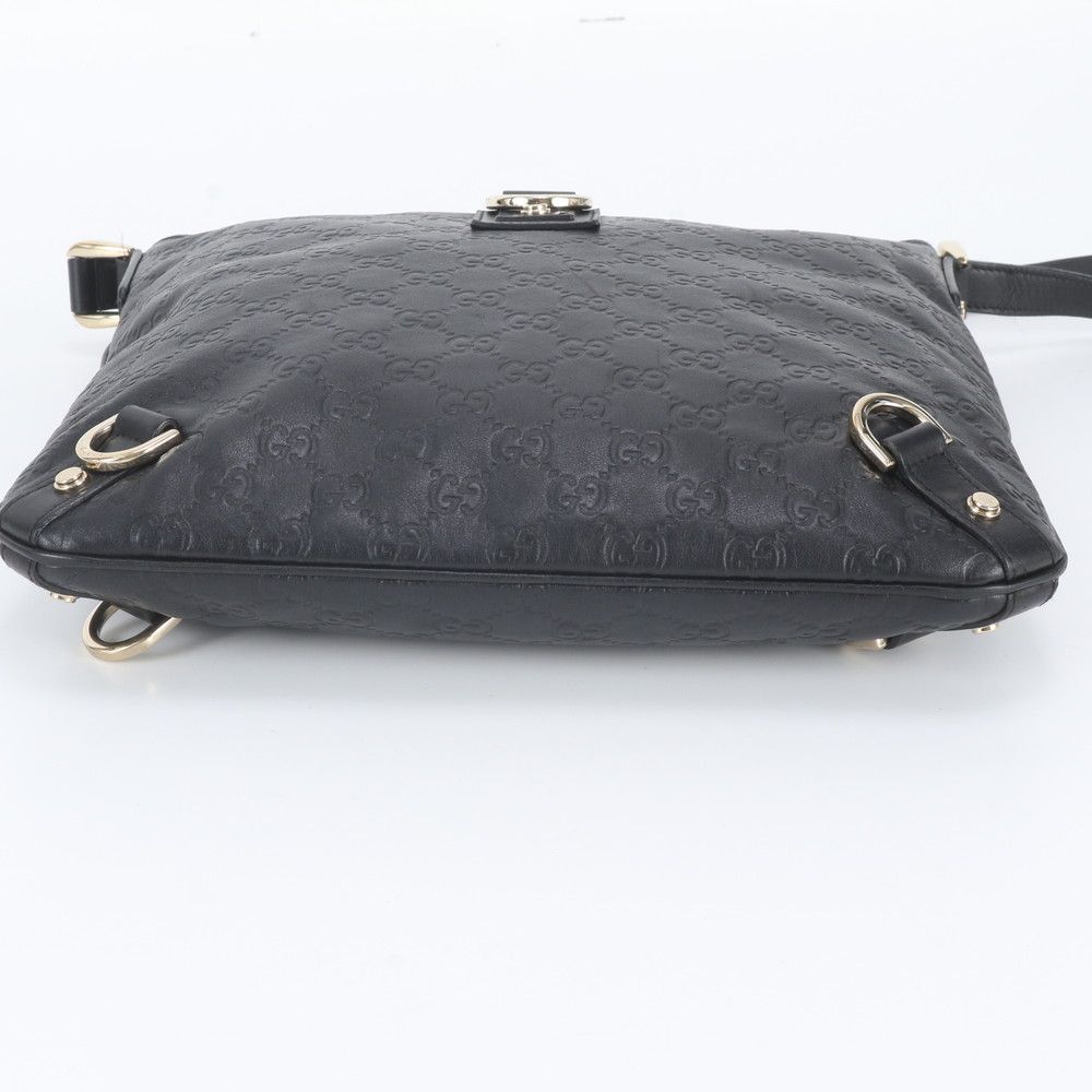 Gucci Guccissima Abbey Leather Shoulder Bag Crossbody Messenger Business — view 6
