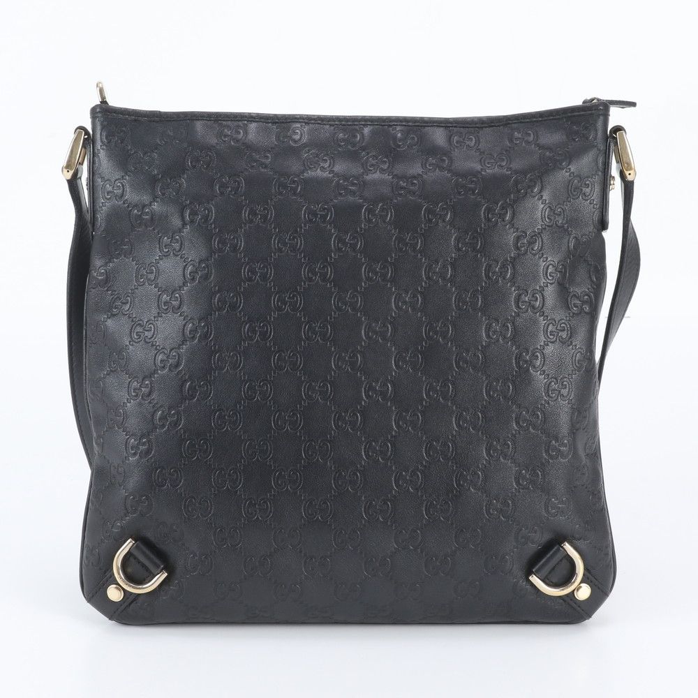 Gucci Guccissima Abbey Leather Shoulder Bag Crossbody Messenger Business — view 3