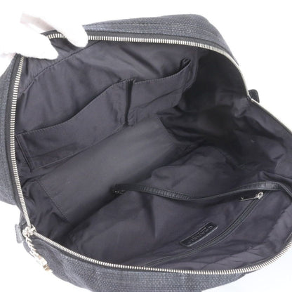 Chanel Paris Biarritz Leather Tote Bowling Bag — view 7