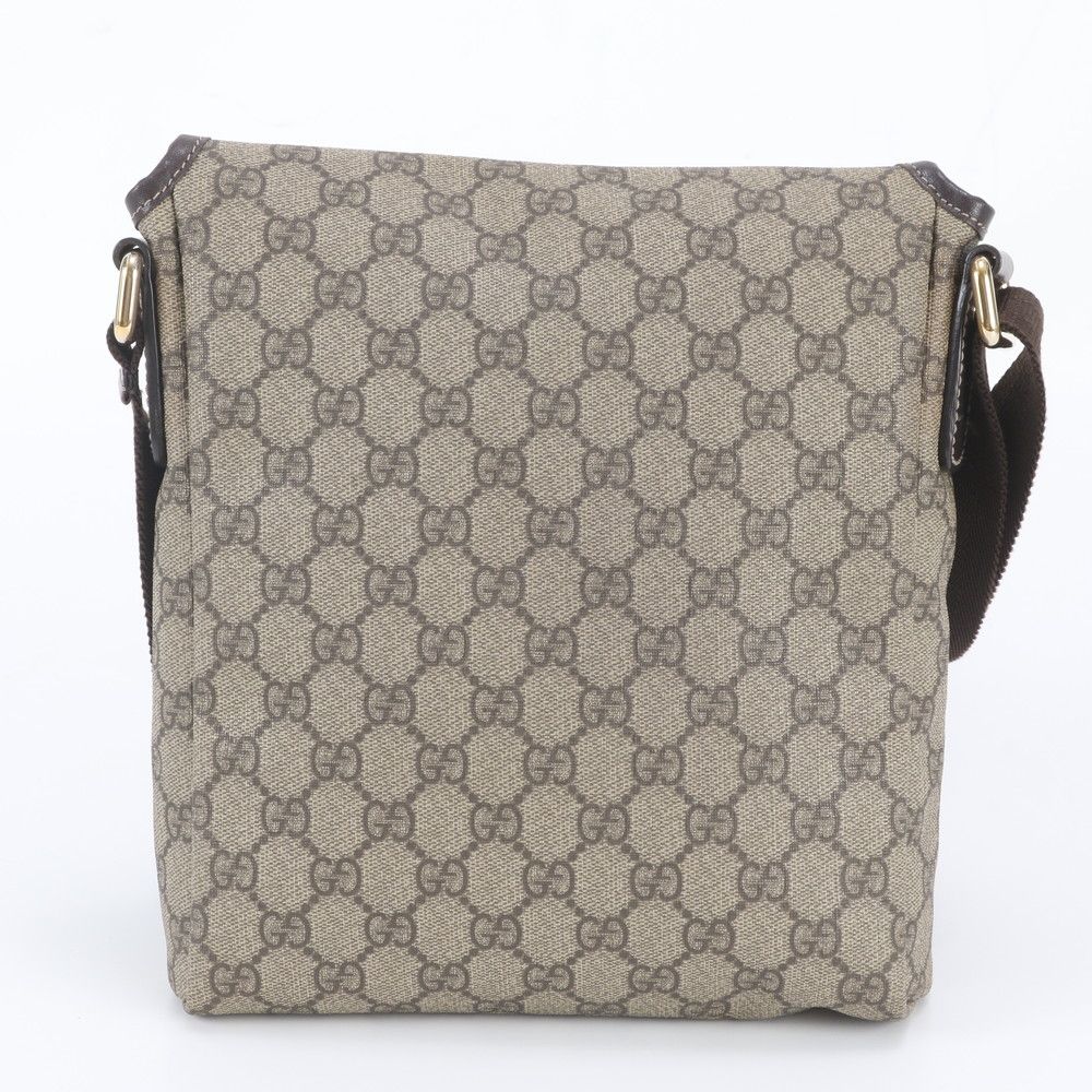 Gucci GG Supreme Leather Shoulder Bag Crossbody Messenger Business — view 3