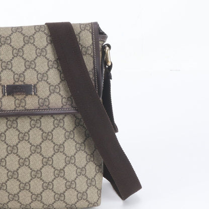 Gucci GG Supreme Leather Shoulder Bag Crossbody Messenger Business — view 2