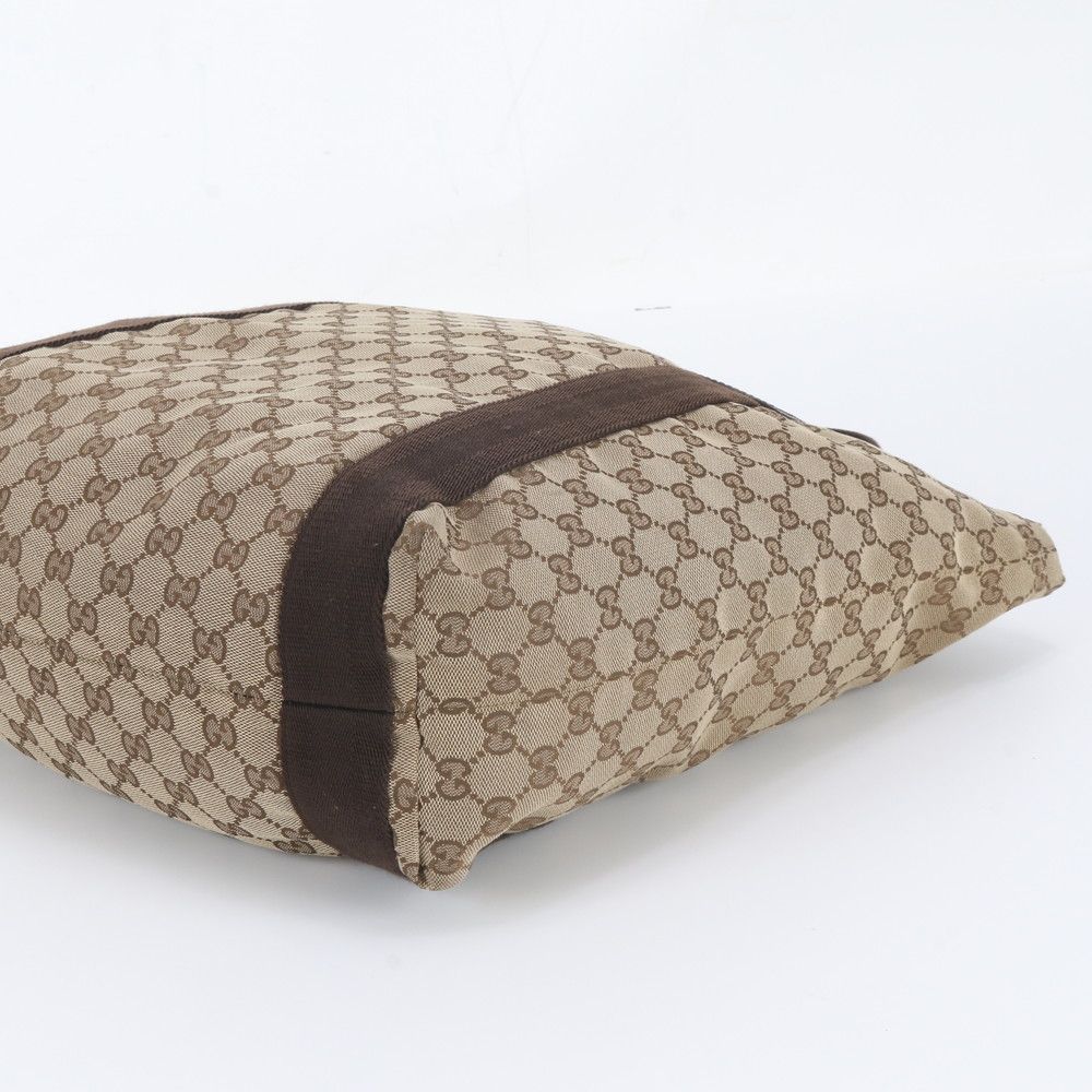 Gucci GG Canvas Leather Tote Shoulder Business Document — view 4