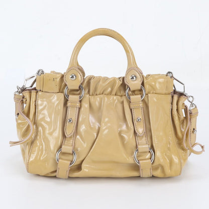 Miu Miu Leather 2-Way Shoulder Bag Crossbody — view 4
