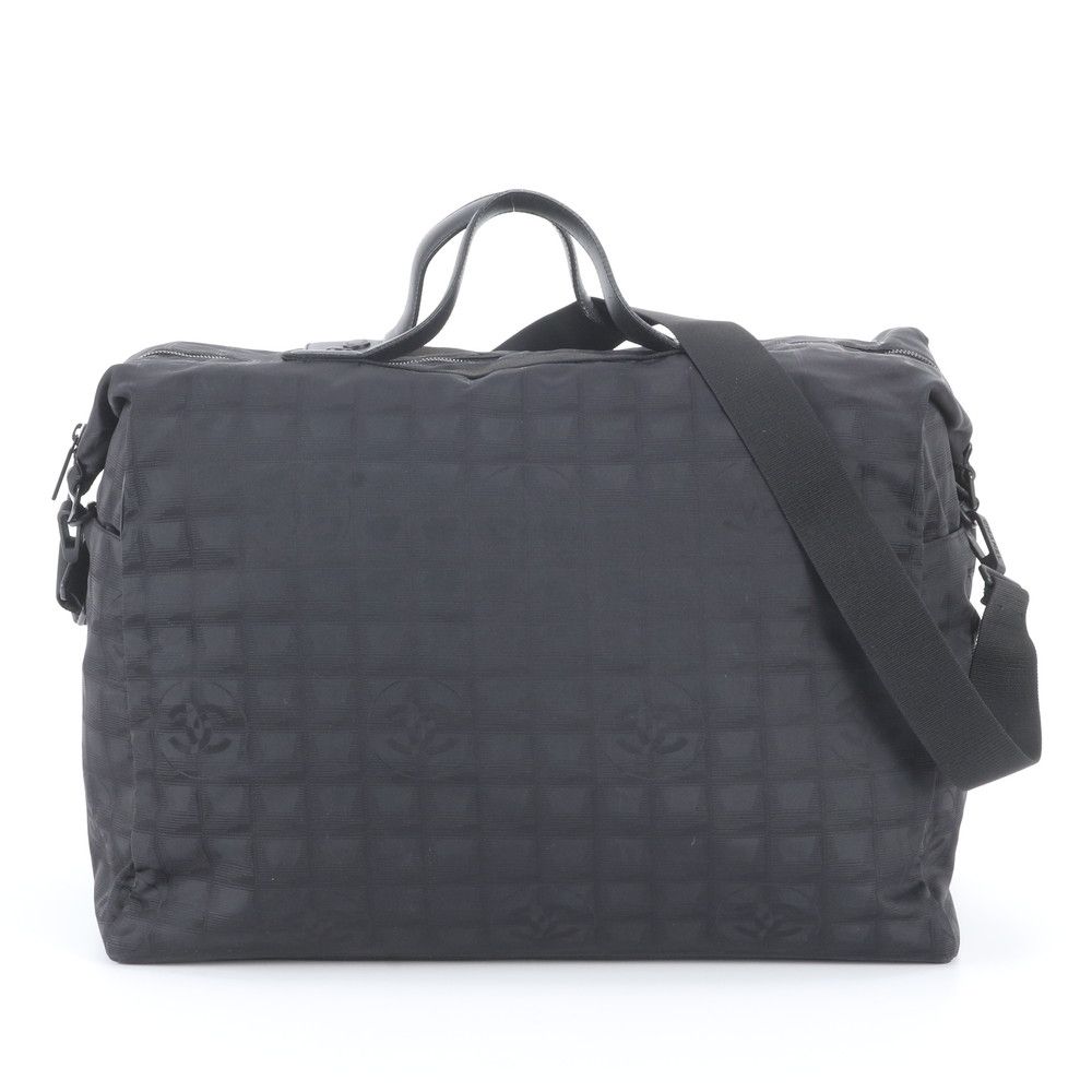 Chanel New Travel Leather 2-Way Boston Bag