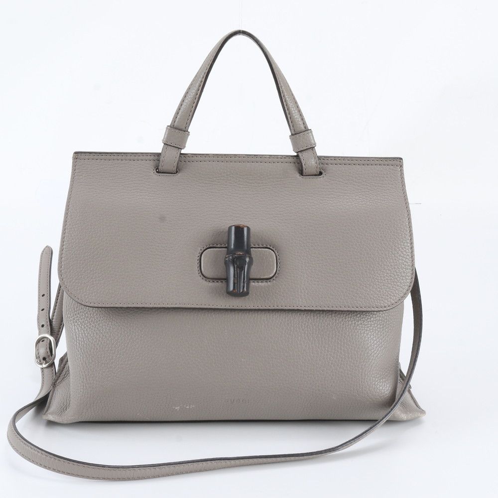 Gucci Bamboo Daily Medium Leather 2-Way Shoulder Bag