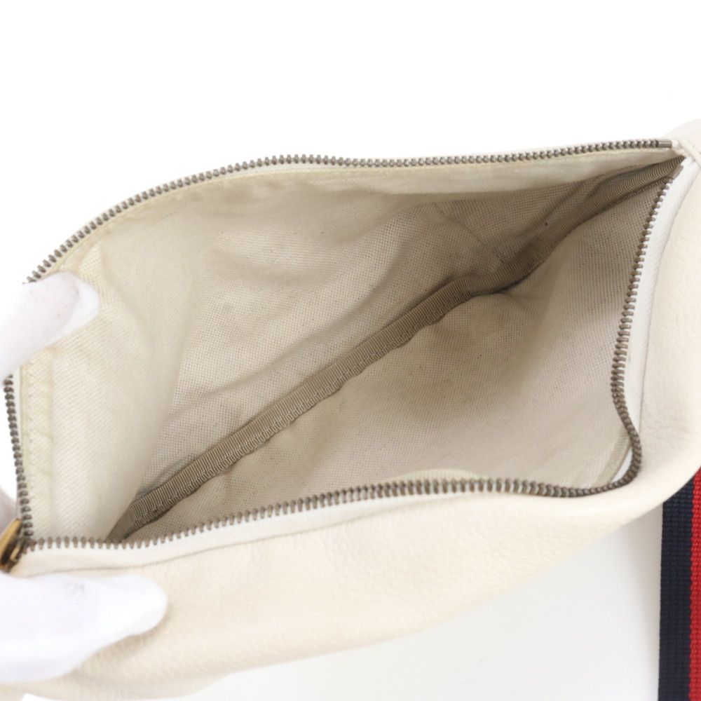 Gucci Sherry Line Leather 2-Way Belt Bag Crossbody Waist Pouch — view 7