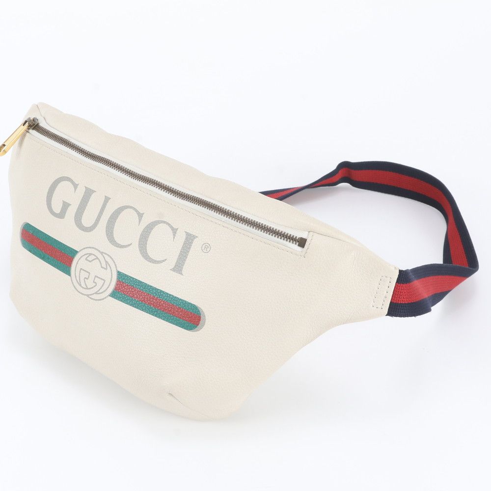 Gucci Sherry Line Leather 2-Way Belt Bag Crossbody Waist Pouch