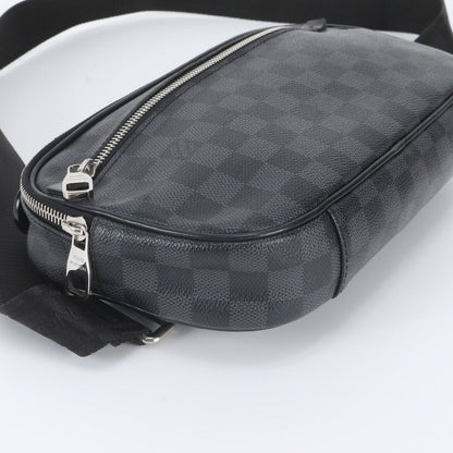 Louis Vuitton Damier Graphite Ambler Leather Belt Bag Crossbody Waist Pouch — view 7