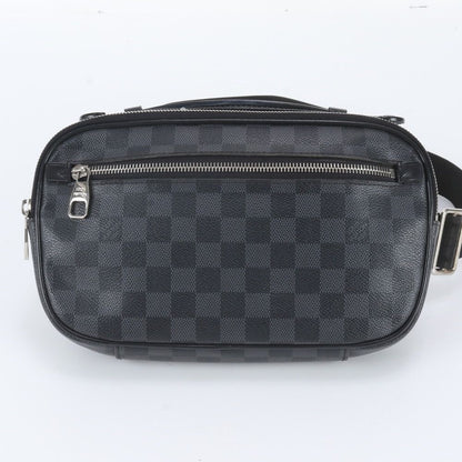 Louis Vuitton Damier Graphite Ambler Leather Belt Bag Crossbody Waist Pouch — view 2