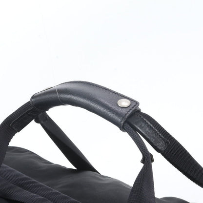 Prada Tessuto Nylon Triangle Logo Leather 2-Way Suitcase Travel Bag — view 6