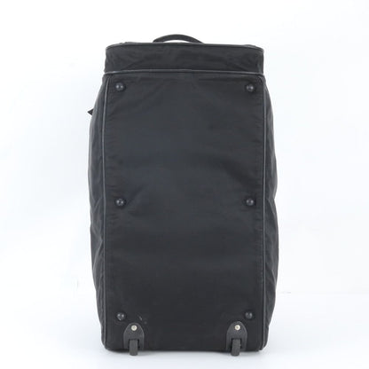 Prada Tessuto Nylon Triangle Logo Leather 2-Way Suitcase Travel Bag — view 4