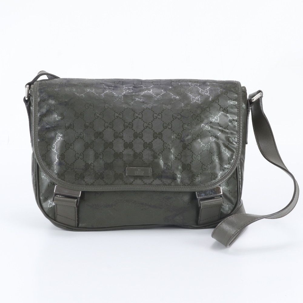 Gucci GG Supreme Leather Shoulder Bag Crossbody Messenger Business