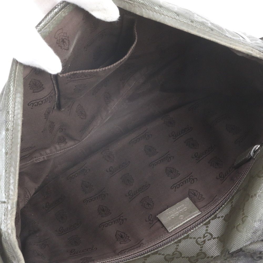 Gucci GG Supreme Leather Shoulder Bag Crossbody Messenger Business — view 7