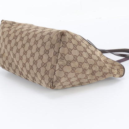 Gucci GG Canvas Jolie Leather Tote Shoulder Hand Brown — view 4