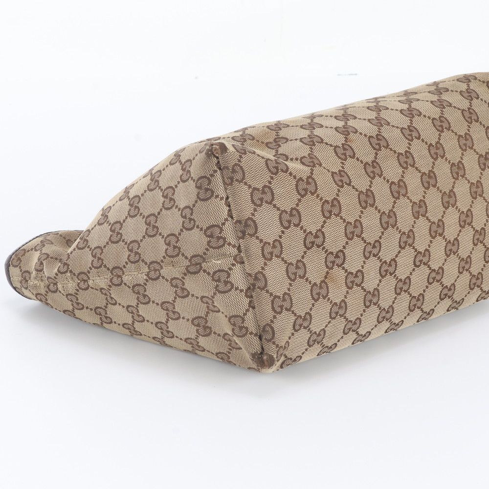 Gucci GG Canvas Jolie Leather Tote Shoulder Hand Brown — view 5