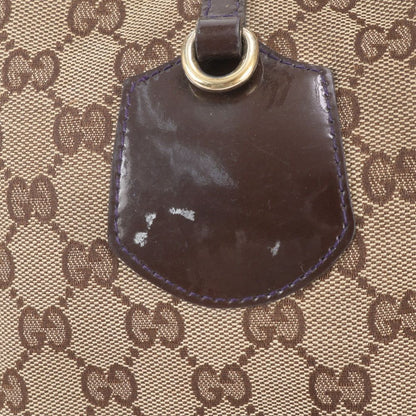 Gucci GG Canvas Jolie Leather Tote Shoulder Hand Brown — view 8