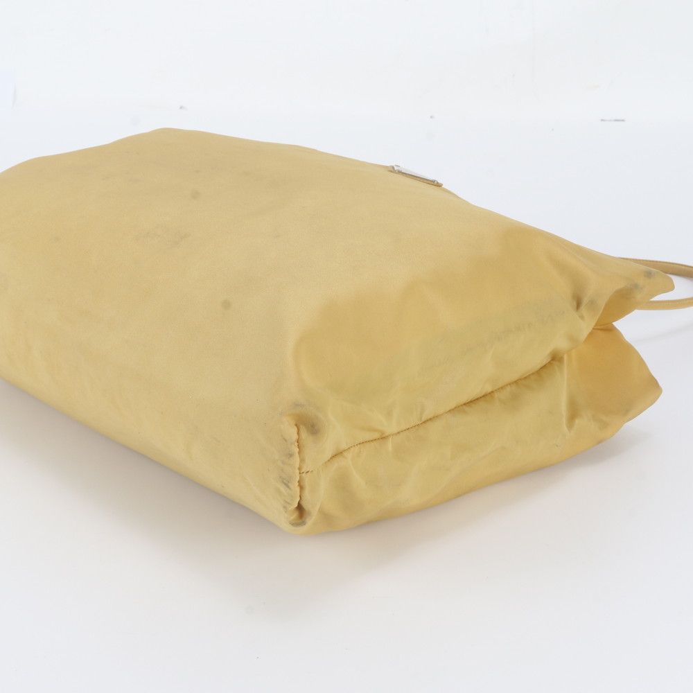 Prada White Tag Tessuto Nylon Triangle Logo Tote — view 4